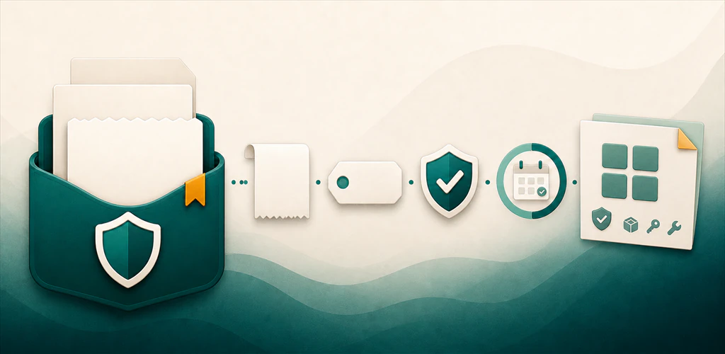 Warranty Wallet key visual